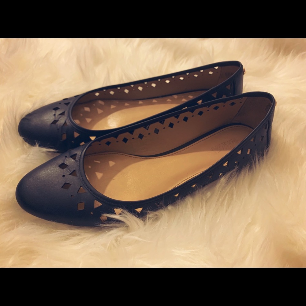 Michael Kors Navy Flats